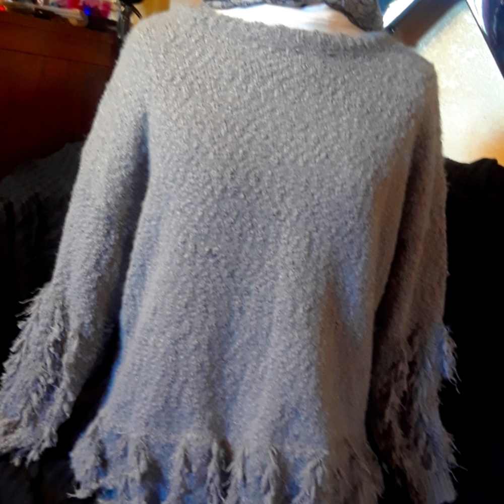 Rain + Rose Popcorn Sweater